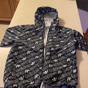 Adidas Navy Blue Windbreaker